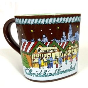 Christkindlmarket Heart Mug, Chicago German Christmas Market Coffee Mug